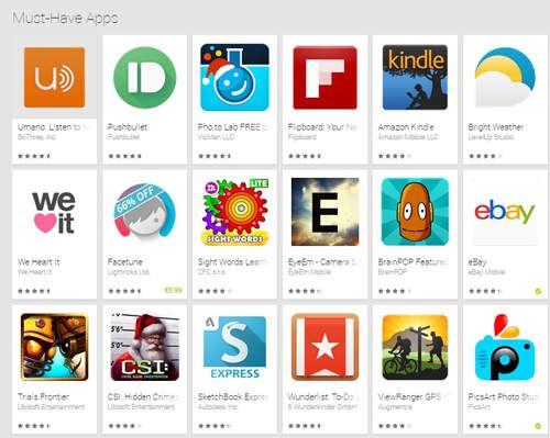 Οι καλύτερες εφαρμογές για Android σύμφωνα με την Google