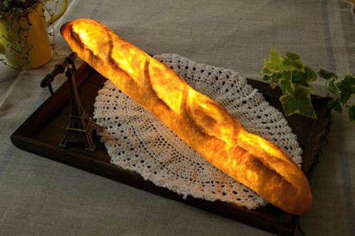 Φωτιστικά από πραγματικά καρβέλια ψωμιού