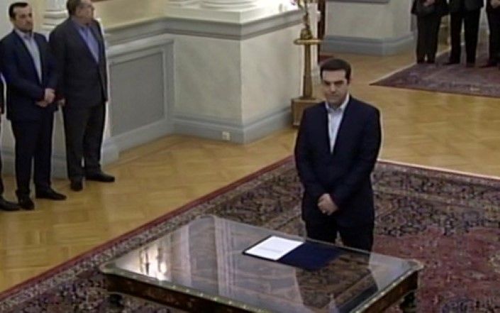 Πριν από λίγο ορκίστηκε πρωθυπουργός  ο Αλέξης Τσίπρας
