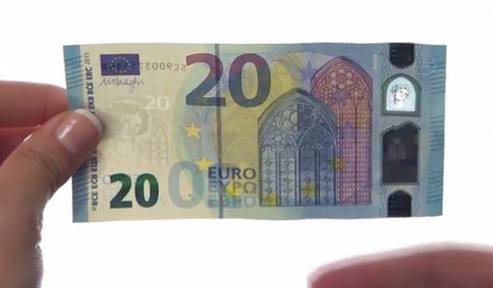 Λεφτά υπάρχουν! Ο Ντράγκι παρουσίασε το νέο χαρτονόμισμα των 20 ευρώ
