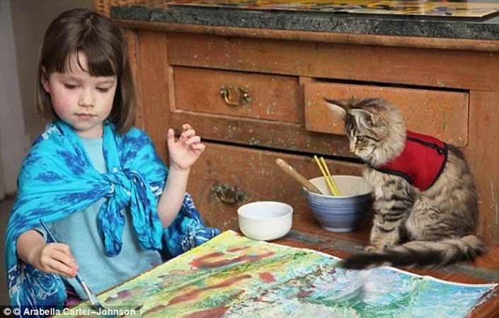 Μια συγκινητική ιστορία: Πώς μια γάτα άλλαξε τη ζωή ενός 6χρονου κοριτσιού με αυτισμό