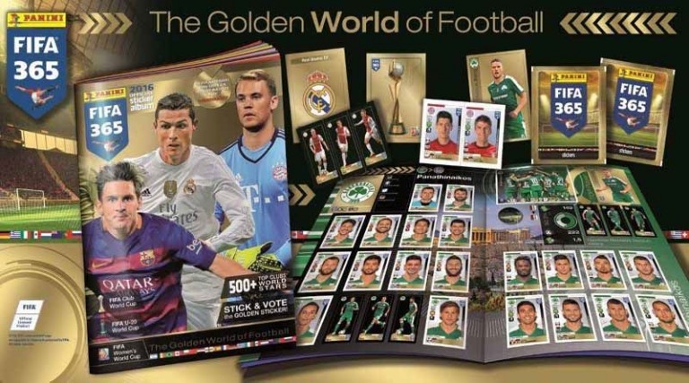 Κερδίστε το άλμπουμ της Panini, μαζί με όλα τα αυτοκόλλητα της συλλογής FIFA 365!