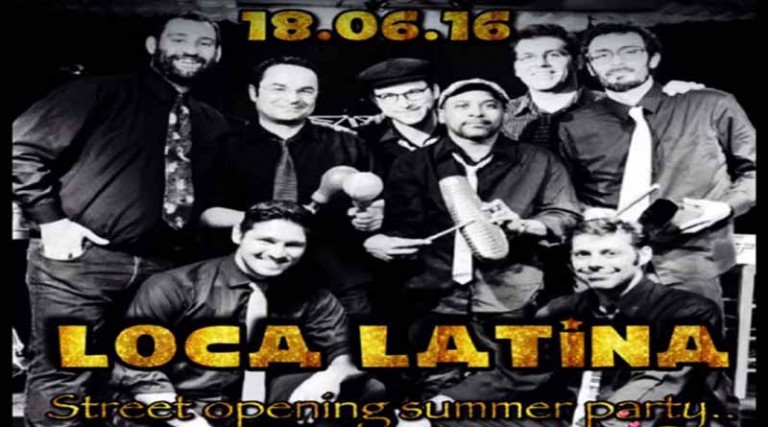Loca Latina Street Party το Σάββατο στο Café G