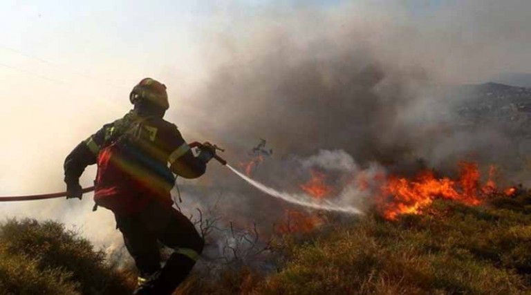 Βίντεο από τη φωτιά στην Κουνόπετρα Κεφαλλονιάς
