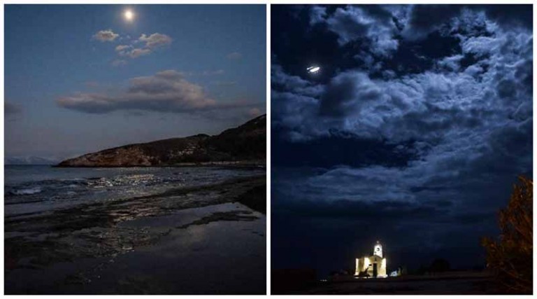 Μαρίκες & Άγιος Νικόλας by night