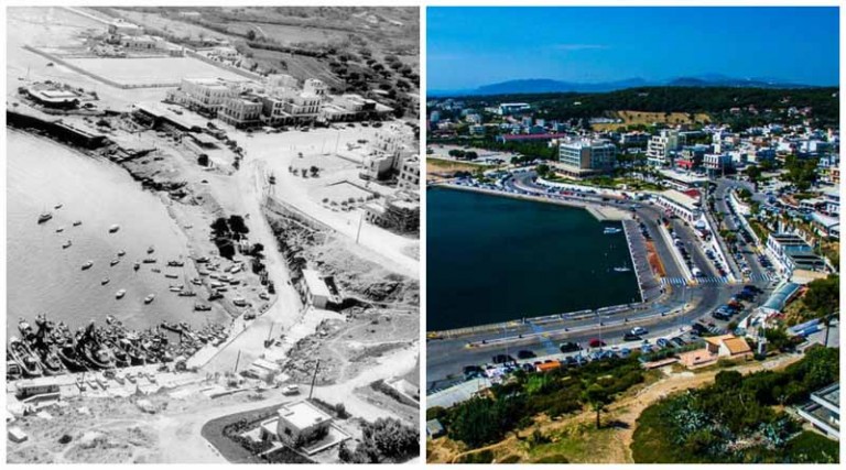 To λιμάνι της Ραφήνας από… τότε στο 2017 (πανοραμικές φωτό)