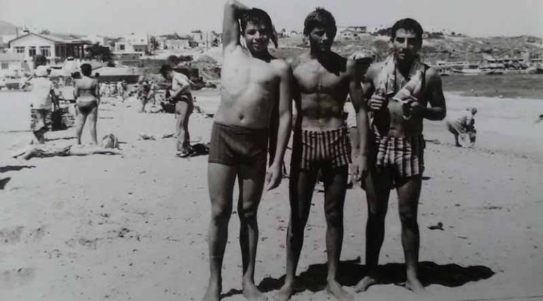 Κούτρης, Ραφτόπουλος, Μισοκοίλης τη δεκαετία του ΄60 στην πλαζ της Ραφήνας