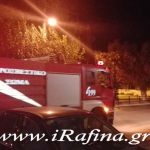 Ραφήνα: Κινητοποίηση της Πυροσβεστικής & της Πολιτικής Προστασίας για όχημα που άρπαξε φωτιά!