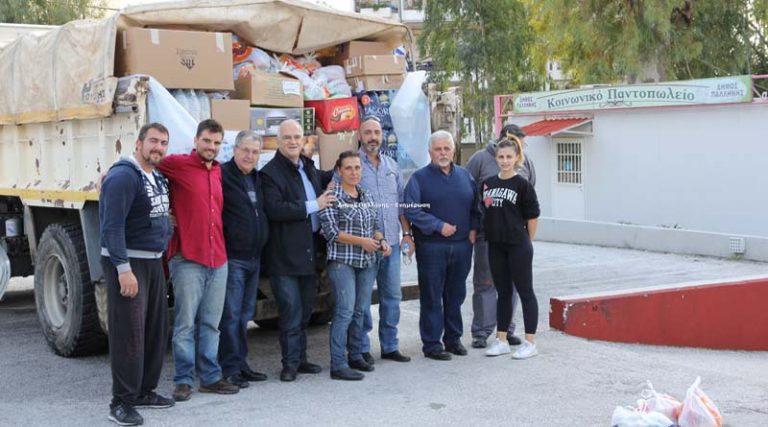 Αποστολή αλληλεγγύης από το Δήμο Παλλήνης προς το Δήμο Μάνδρας