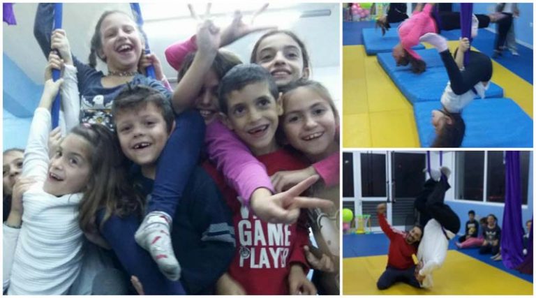 Γονείς και παιδιά μαζί στο μάθημα της Εναέριας Ακροβατικής Γυμναστικής στον Αθλητικό Όμιλο Ραφήνας!