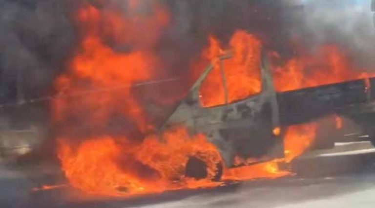 Τραγωδία στην Εθνική Οδό Αθηνών-Κορίνθου – Απανθρακώθηκε ζωντανός μέσα σε φλεγόμενο όχημα!