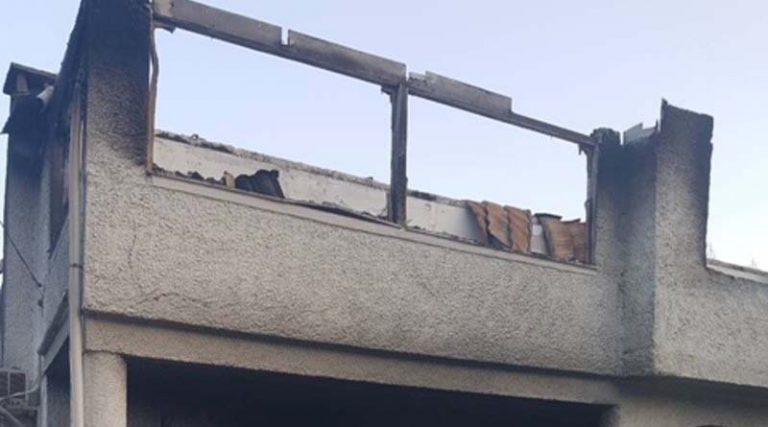 Νέες εικόνες από το καμένο σπίτι του Δημάρχου Ραφήνας Βαγγ. Μπουρνούς στο Μάτι (φωτό)