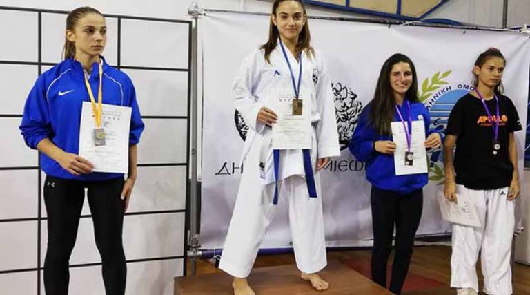 Ακαδημία Shotokan Karate Ραφήνας: Χρυσό μετάλλιο για την Ασπασία Τσαγκαροπούλου