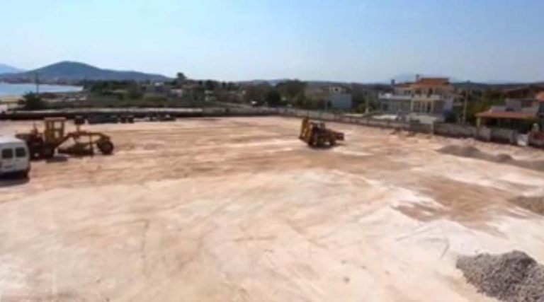 Αρτέμιδα: Ξεκίνησαν οι εργασίες για την κατασκευή του γηπέδου (βίντεο)