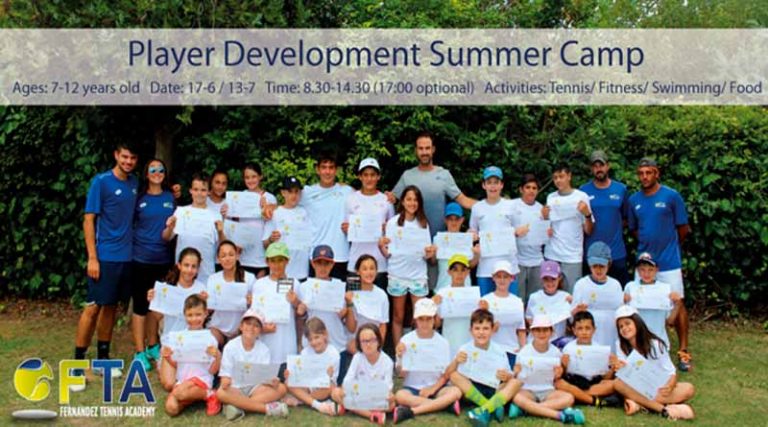Καλοκαιρινό Fernandez Tennis Academy Camp 2019: Κλείσε θέση και βελτίωσε το παιχνίδι σου