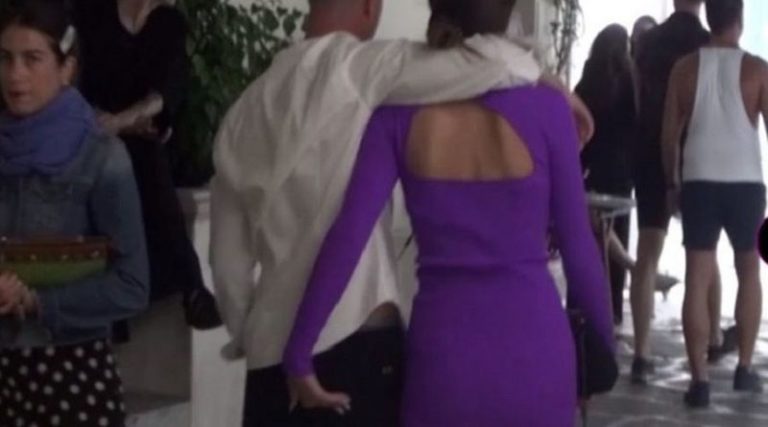 Το άπλωσε το χεράκι της – Γνωστό μοντέλο… αγκαλιάζει τον σύντροφό της στα Ματογιάννια (video)