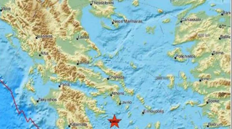 4,2 Ρίχτερ ο σεισμός που έγινε αισθητός στη Ραφήνα
