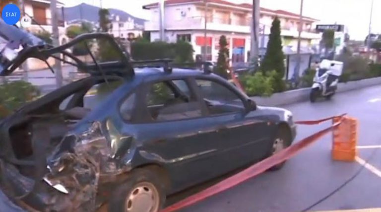 Συναγερμός στο Πικέρμι: Έδεσαν ΑΤΜ σε αυτοκίνητο, το ξήλωσαν, πήραν τα λεφτά και εξαφανίστηκαν! (φωτό)
