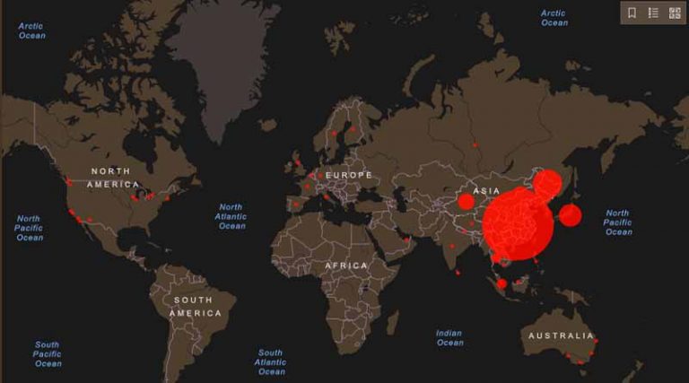 Ο χάρτης του κορονοϊού τώρα – Οι χώρες που βρίσκονται στο «κόκκινο»