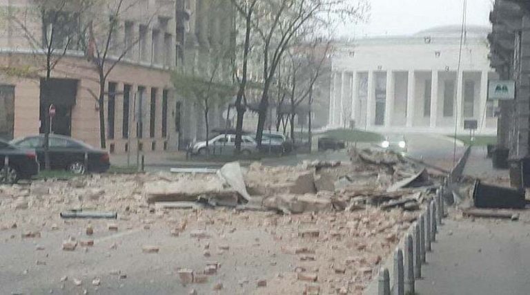Δύο ισχυροί σεισμοί ταρακούνησαν το Ζάγκρεμπ  (φωτό & βίντεο)