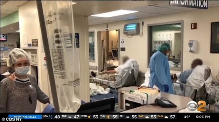 Εμπόλεμη ζώνη λόγω κορονοϊού νοσοκομείο στη Νέα Υόρκη – Εικόνες που σοκάρουν!