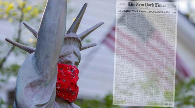 «Δεν ήταν απλά ονόματα»: Το συγκλονιστικό πρωτοσέλιδο των NYT για τα θύματα του κορονοϊού