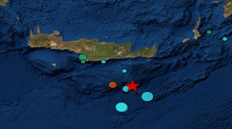 Νέος σεισμός κοντά στην Κρήτη