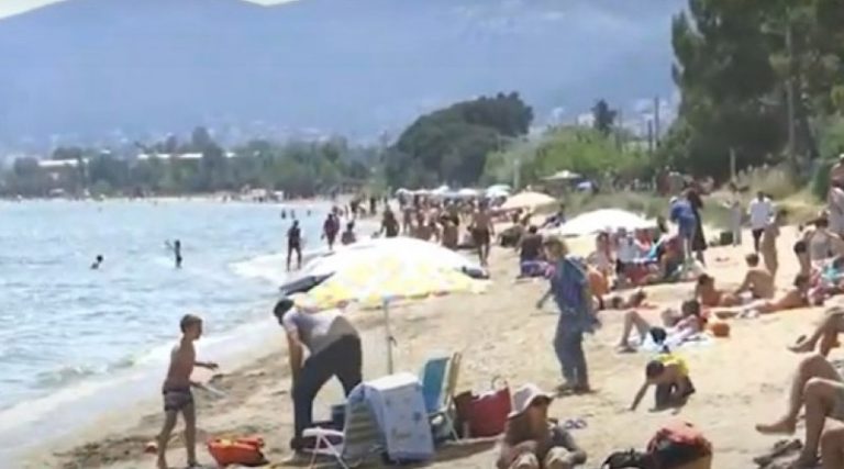 Τσίρκας: Χαμός από κόσμο στις παραλίες σε Μαραθώνα και Νέα Μάκρη