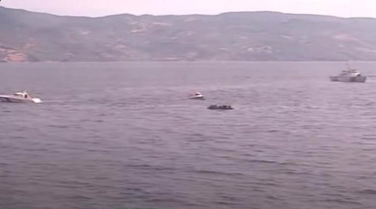 Τρεις τουρκικές ακταιωροί συνόδευαν βάρκα με μετανάστες στα ελληνικά χωρικά ύδατα! (βίντεο ντοκουμέντο)