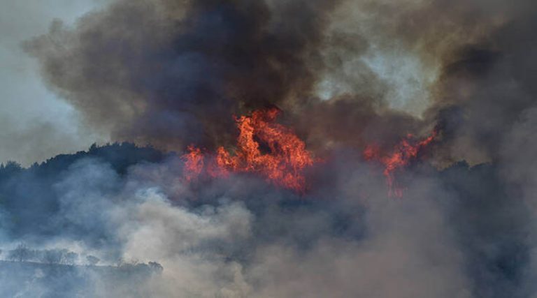 Φωτιά στην Ηλεία: Εντοπίστηκε ύποπτος για εμπρησμό