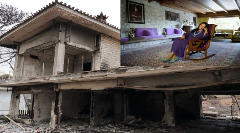 Συγκινεί η Ζωζώ Σαπουντζάκη: “Ζω στο καμένο σπίτι μου στην Κινέτα”