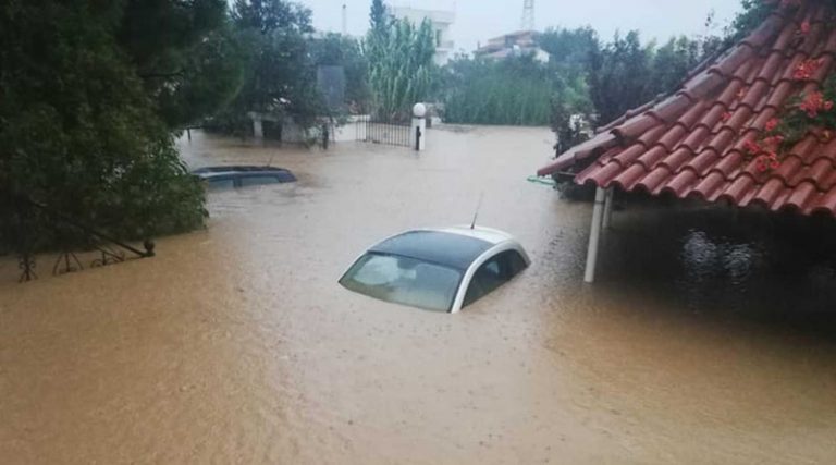 Κακοκαιρία «Θάλεια»: Έτσι «χτύπησε» την Εύβοια – Έριξε 300 χιλιοστά βροχής σε οκτώ ώρες!