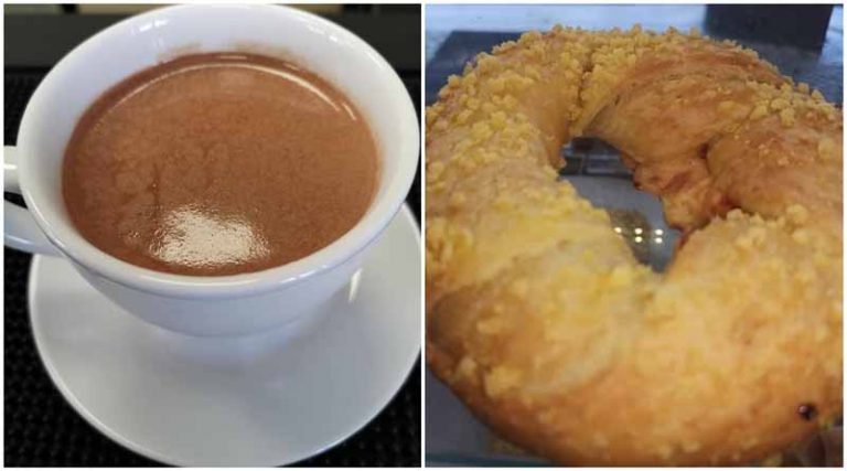 Στο Diamond Cafe σας περιμένει μια ζεστή σοκολάτα με γεύση πραλίνα τσουρέκι