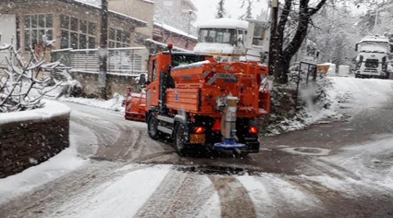 Σε μέγιστη ετοιμότητα ο Δήμος Μαραθώνα για την αντιμετώπιση χιονοπτώσεων