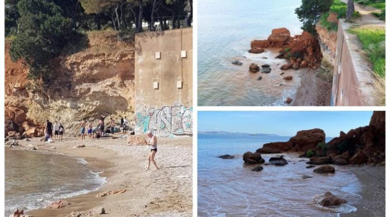 Kινδυνεύουν ανθρώπινες ζωές στην παραλία “Κανάρια” της Βάρκιζας! (φωτό)