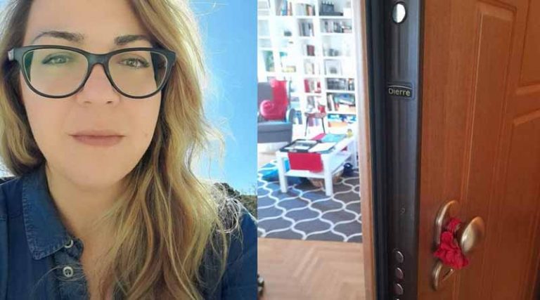 Δημοσιογράφος ήρθε face to face με κλέφτη μέσα στο σαλόνι του σπιτιού της