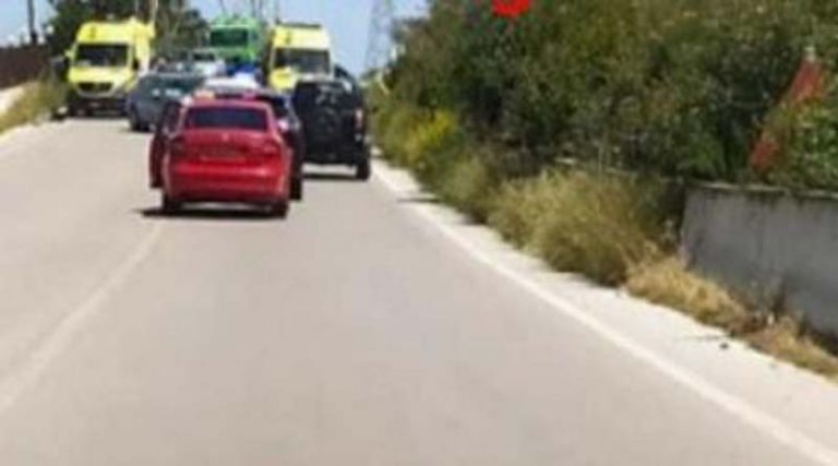 Σοβαρό τροχαίο με δύο τραυματίες στον παράλληλο της εθνικής οδού Αθηνών-Κορίνθου