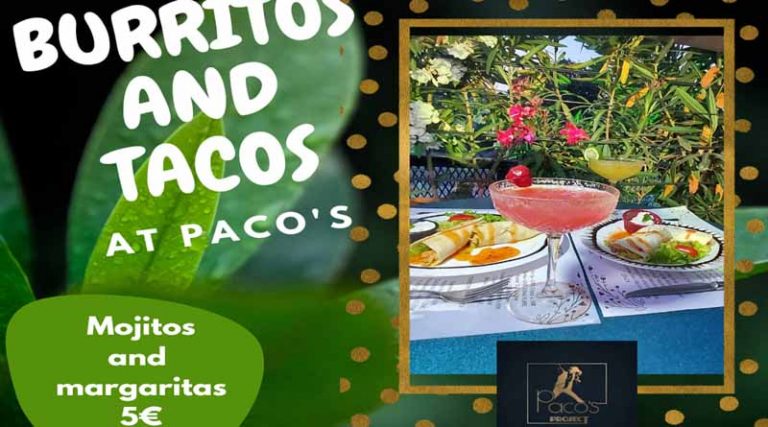 Buritos & Tacos στο Paco’s! Kάθε Τετάρτη υπάρχει προσφορά