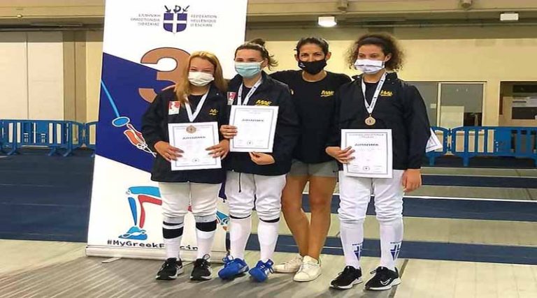 Μεσόγειος Αθλητική Ένωση Ραφήνας: Χάλκινο μετάλλιο στο Πανελλήνιο Πρωτάθλημα  Παγκορασίδων Ξιφασκίας