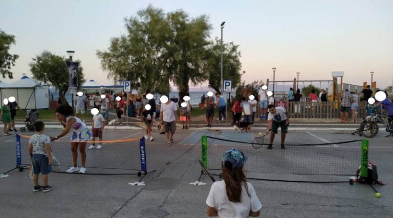 Με επιτυχία πραγματοποιήθηκε το 1ο street mini tennis day στη Νέα Μάκρη