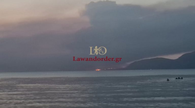 Φωτιά, Εύβοια: Οι καπνοί «έκρυψαν» τον ήλιο – Ανεξέλεγκτο το μέτωπο στη Λίμνη (φωτό)