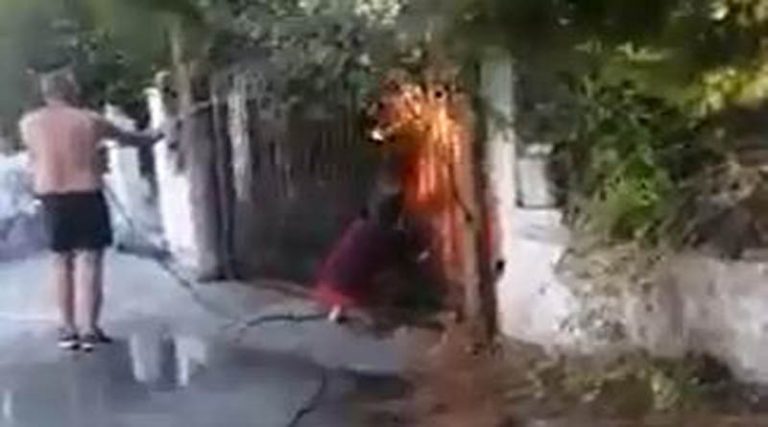 Νέο συγκλονιστικό βίντεο από τη φωτιά σε σπίτι στην Αρτέμιδα