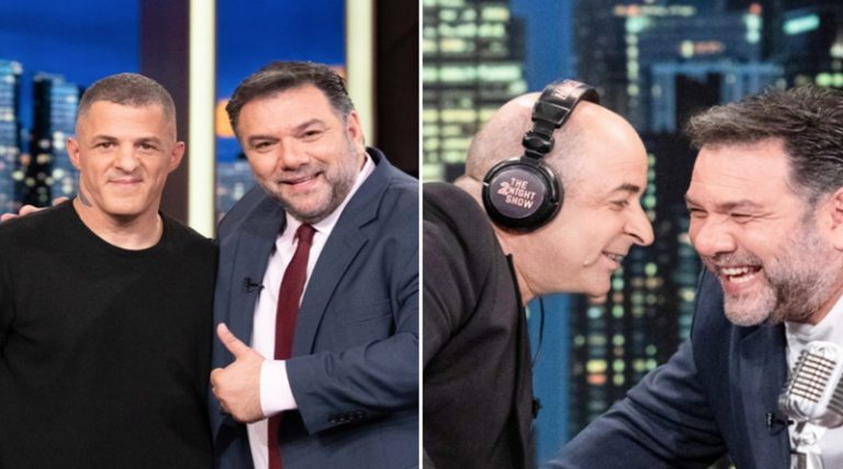 The 2Night Show: Ο «Εισβολέας» και ο Μάρκος Σεφερλής στο πλατό του Γρηγόρη Αρναούτογλου
