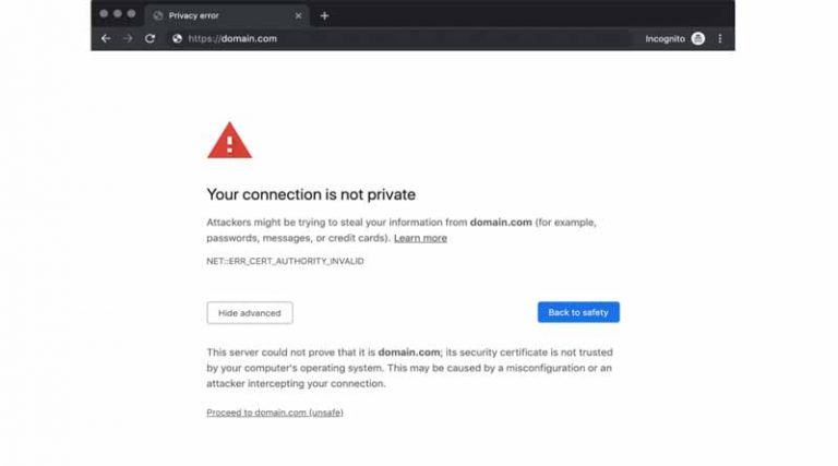 Tech Town Computer Center: Αν δείτε…. “Your connection is not private”, υπάρχει λύση