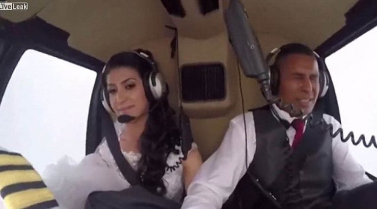 Νύφη κατέγραψε το θάνατό της – Σκοτώθηκε ενώ πήγαινε στο γάμο με ελικόπτερο! (βίντεο)