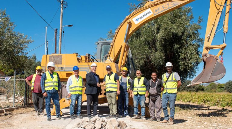Παλλήνη: Ξεκίνησαν οι εργασίες κατασκευής του Δικτύου Αποχέτευσης (φωτό)