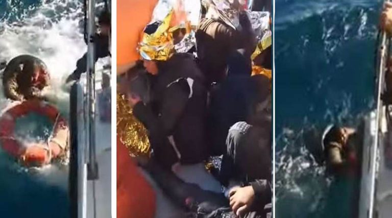 Ναυάγιο στη Χίο: Καρέ – Καρέ οι δραματικές προσπάθειες για τη διάσωση των μεταναστών (βίντεο)