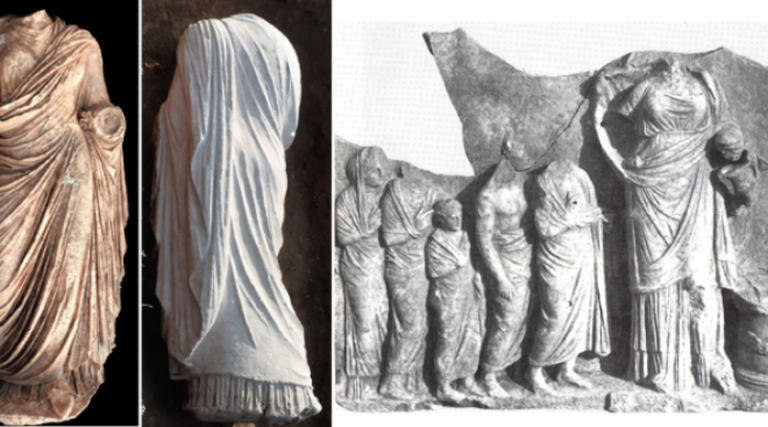 Μαρμάρινο γυναικείο άγαλμα φυσικού μεγέθους ήλθε στο φως στην Επίδαυρο