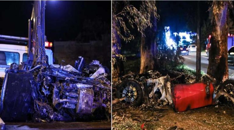 Τροχαίο στη Βούλα: Ο Τζώρτζης Μονογυιός είχε αγοράσει τη Ferrari κοντά στο σημείο όπου σκοτώθηκε (φωτό & βίντεο)
