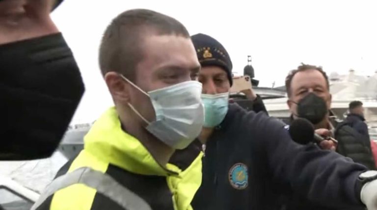 Φωτιά σε πλοίο: Στην Κέρκυρα ο Λευκορώσος που διασώθηκε – Δραματική έκκληση συζύγου αγνοουμένου